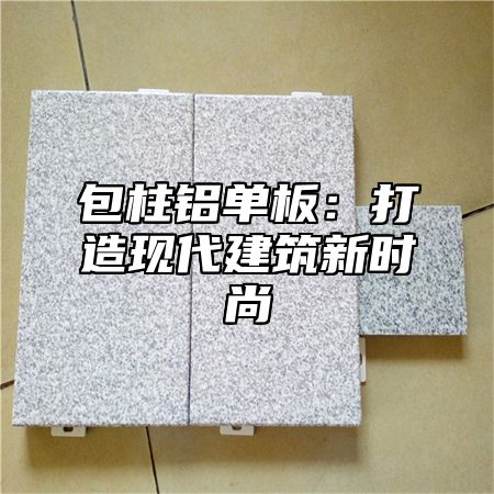 包柱铝单板：打造现代建筑新时尚