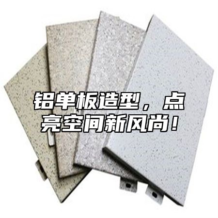 铝单板造型，点亮空间新风尚！