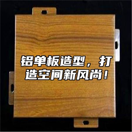 铝单板造型，打造空间新风尚！