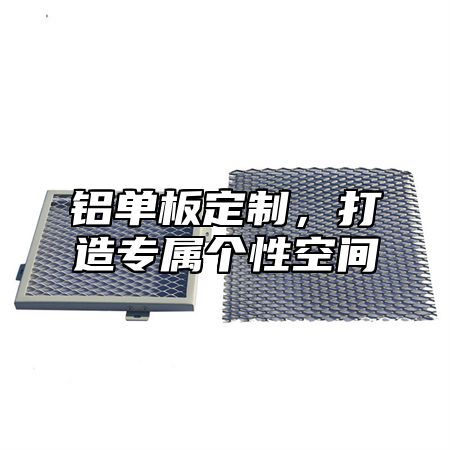 铝单板定制，打造专属个性空间