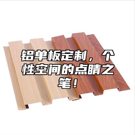 铝单板定制，个性空间的点睛之笔！