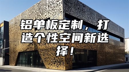 铝单板定制，打造个性空间新选择！