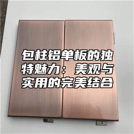 包柱铝单板的独特魅力：美观与实用的完美结合